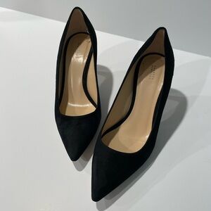 Barneys New York Suede Pointed Toe Heels 37.5